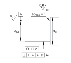 推力角接觸球軸承 ZKLN2557-2RS-2AP, 配對，雙向，兩側(cè)唇密封